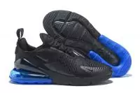 nike chaussures air max 270 flyknit running black flyknit